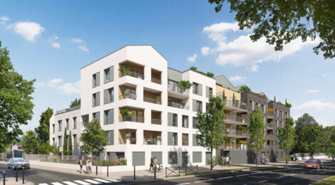 Programme immobilier neuf Les Terrasses du Parc - Stains : Résidence T2–T4 avec cadre naturel et confort optimisé proche des commodités (93240) - Référence : 14463