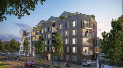 Programme immobilier neuf Les Terrasses du Parc - Stains : Résidence T2–T4 avec cadre naturel et confort optimisé proche des commodités (93240) - Référence : 14463