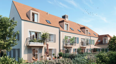 Programme immobilier neuf JARDIN ROMANTIQUE - Taverny centre-ville à deux pas du Transilien H (95150) - Référence : 12530