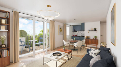 Programme immobilier neuf Les Jardins Jasmin - Tournan-en-Brie : logements neufs T2–T4 proche des transports (77220) - Référence : 15906