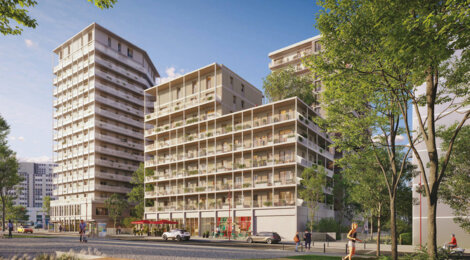 Programme immobilier neuf NOUVEAU REGARD - Villejuif  proche métro vers Paris (94800) - Référence : 8860