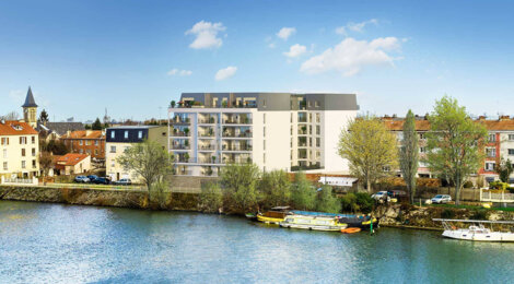 Programme immobilier neuf Seinographic - Villeneuve-Saint-Georges : logements neufs sécurisés et verdoyants proche des transports (94190) - Référence : 15102