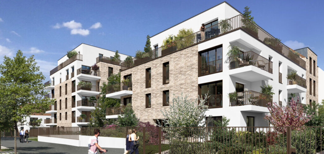 Programme immobilier neuf Les Allées de la Chesnaie - Achères : logements neufs T2–T5 proche des transports et du centre-ville (78260) - Référence : 15788
