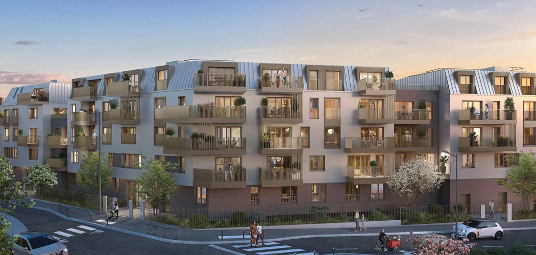 Programme immobilier neuf Reflets de Seine - Alfortville près du futur métro L15 (94140) - Référence : 13900