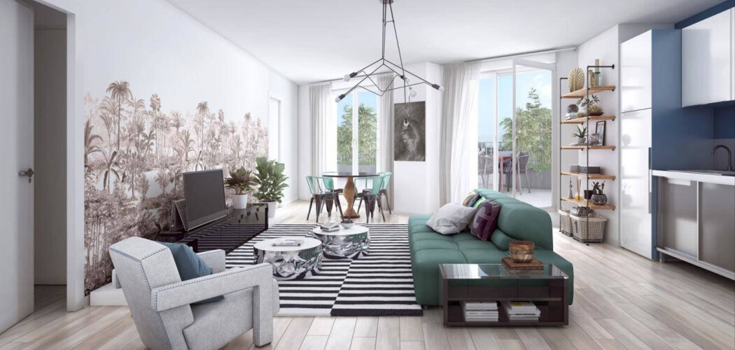Programme immobilier neuf UNIVERT - Alfortville : Résidence studio–T5 avec cadre résidentiel et confort optimisé proche des transports (94140) - Référence : 14779