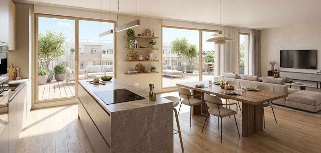 Programme immobilier neuf Beloria - Andrésy environnement calme proche gare et berges de Seine (78570) - Référence : 17161