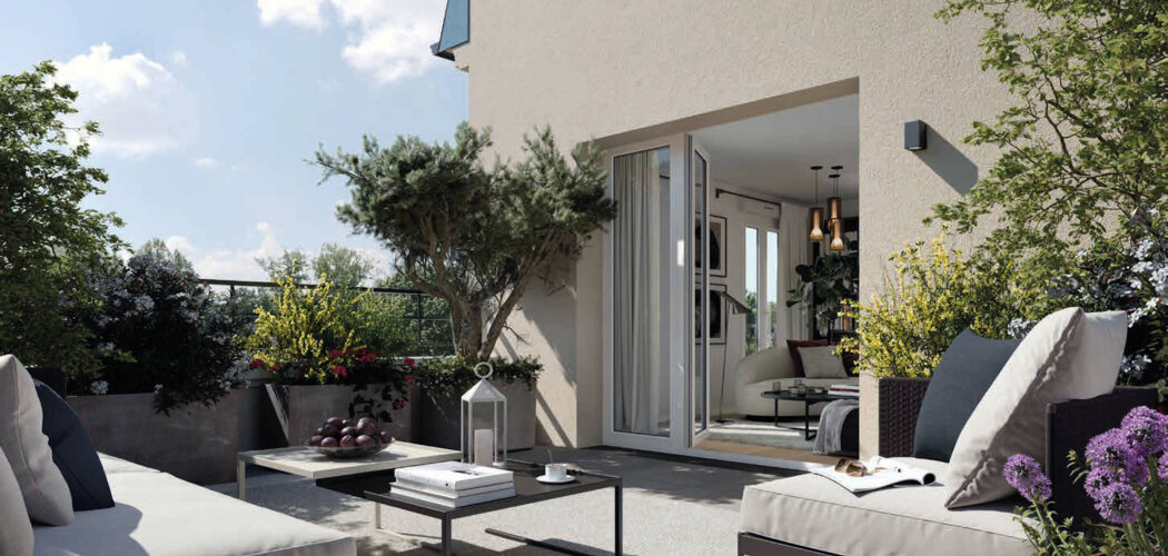 Programme immobilier neuf Les Cottages Léonard de Vinci - Antony : logements neufs sécurisés et verdoyants proche des transports (92160) - Référence : 15069