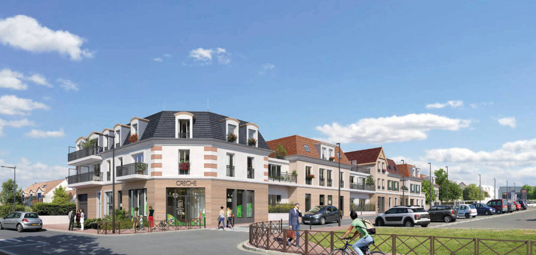Programme immobilier neuf Les Cottages Léonard de Vinci - Antony : logements neufs sécurisés et verdoyants proche des transports (92160) - Référence : 15069