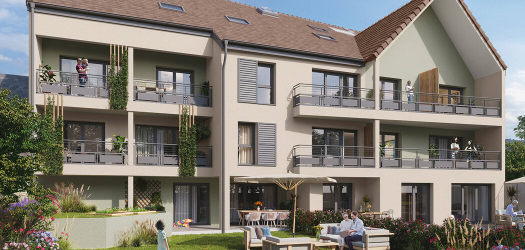 Programme immobilier neuf L’ ECRIN DU PARC - Arpajon face au parc Freising, à proximité des berges de l’Orge (91290) - Référence : 16353