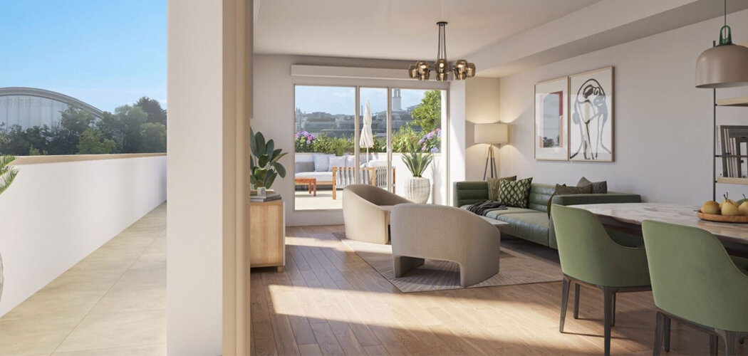 Programme immobilier neuf Les Portes de Seine - Asnières-sur-Seine adresse neuve proche Seine et RER C (92600) - Référence : 17264