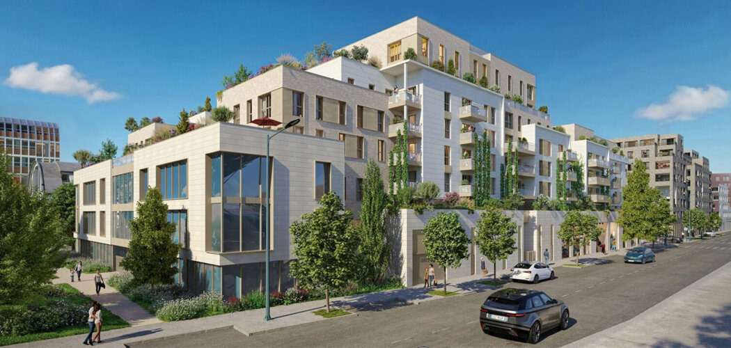 Programme immobilier neuf Les Portes de Seine - Asnières-sur-Seine adresse neuve proche Seine et RER C (92600) - Référence : 17264