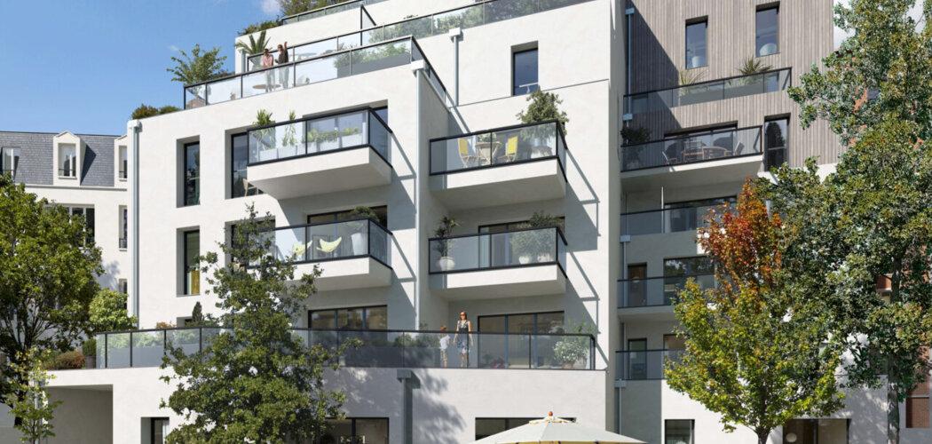 Programme immobilier neuf Les Terrasses Voltaire - Asnières-sur-Seine : logements neufs T2–T5 proche du métro 13 (92600) - Référence : 15826