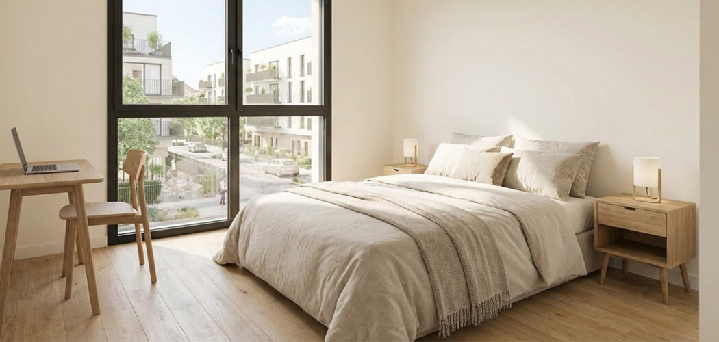 Programme immobilier neuf Reflets de Seine LMNP (78) - Aubergenville résidence seniors près de la gare (78410) - Référence : 16376