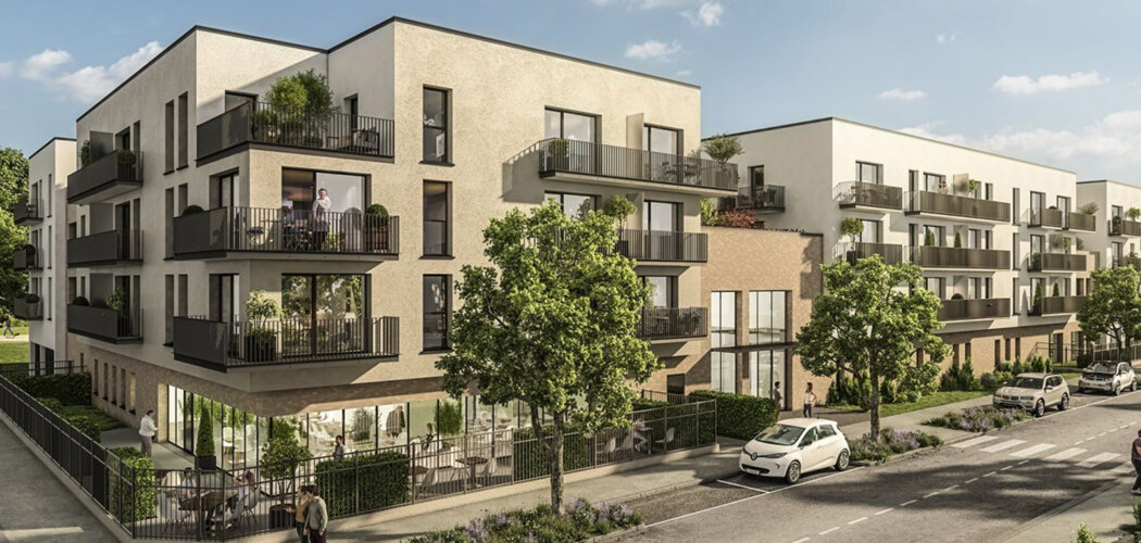 Programme immobilier neuf Reflets de Seine LMNP (78) - Aubergenville résidence seniors près de la gare (78410) - Référence : 16376