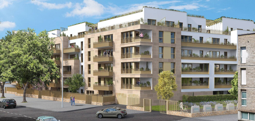 Programme immobilier neuf Square 160 - Aubervilliers à 300 m du métro 12 appartements lumineux avec extérieur (93300) - Référence : 17120
