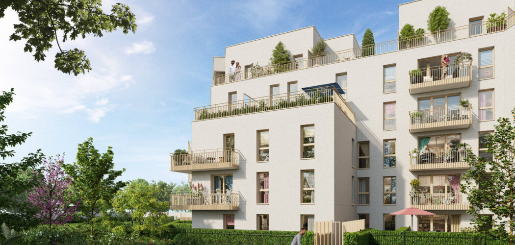 Programme immobilier neuf Square 160 - Aubervilliers à 300 m du métro 12 appartements lumineux avec extérieur (93300) - Référence : 17120