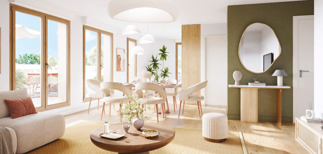 Programme immobilier neuf Icone (93) - Aubervilliers cadre de vie connecté proche métros M7 et M12 (93300) - Référence : 17010