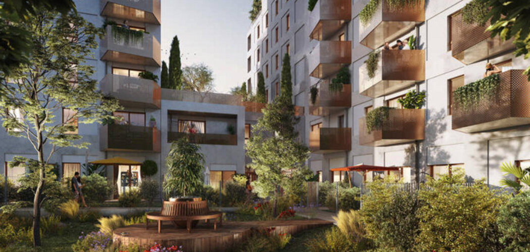 Programme immobilier neuf Infinity - Aubervilliers, logements neufs et espaces verts près des transports (93300) - Référence : 15936