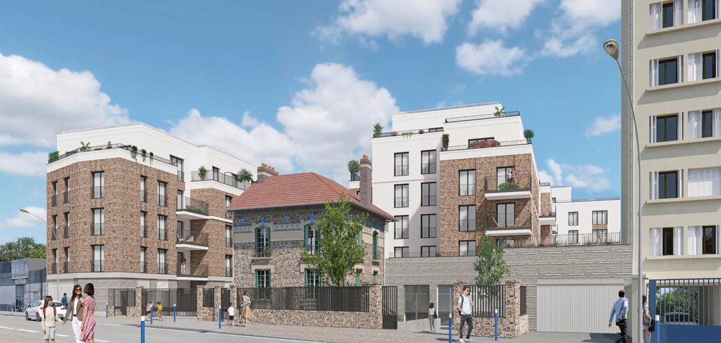 Programme immobilier neuf PASSAGE DES ARTS - Aubervilliers proche commerce et future ligne 15 Est (93300) - Référence : 16569