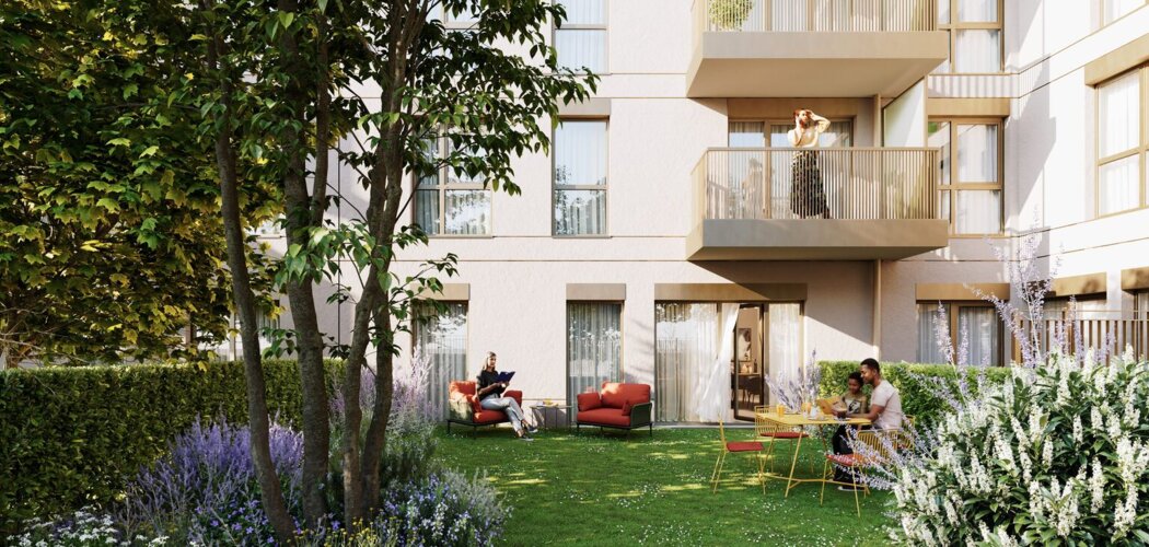 Programme immobilier neuf FAUBOURG 19 - Aubervilliers résidence verdoyante près de La Villette (93300) - Référence : 18095