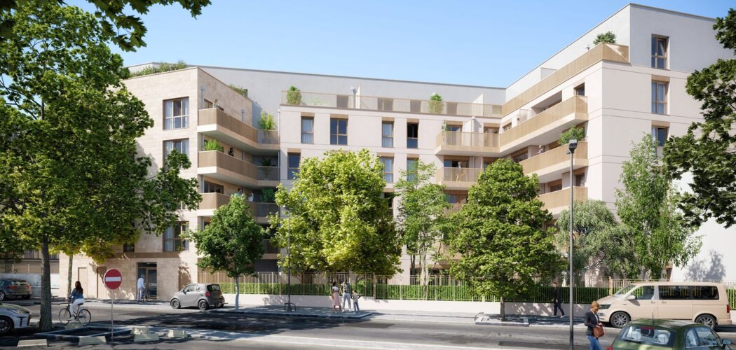 Programme immobilier neuf FAUBOURG 19 - Aubervilliers résidence verdoyante près de La Villette (93300) - Référence : 18095