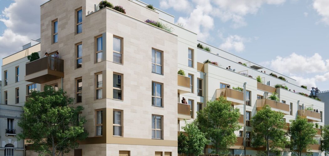 Programme immobilier neuf FAUBOURG 19 - Aubervilliers résidence verdoyante près de La Villette (93300) - Référence : 18095
