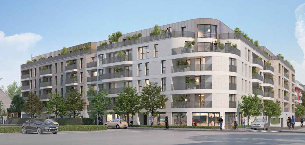 Programme immobilier neuf LES JARDINS D'ADÉLI - Aulnay-sous-Bois à proximité du RER B (93600) - Référence : 16095