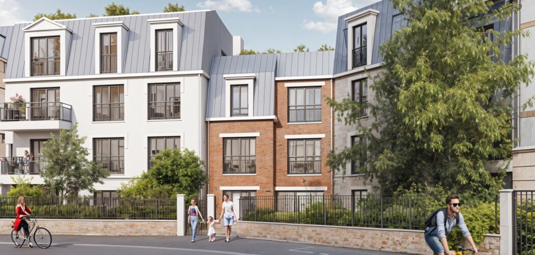 Programme immobilier neuf LE FLOREAL - Aulnay-sous-Bois proche centre-ville et gare RER B et Transilien K (93600) - Référence : 16535