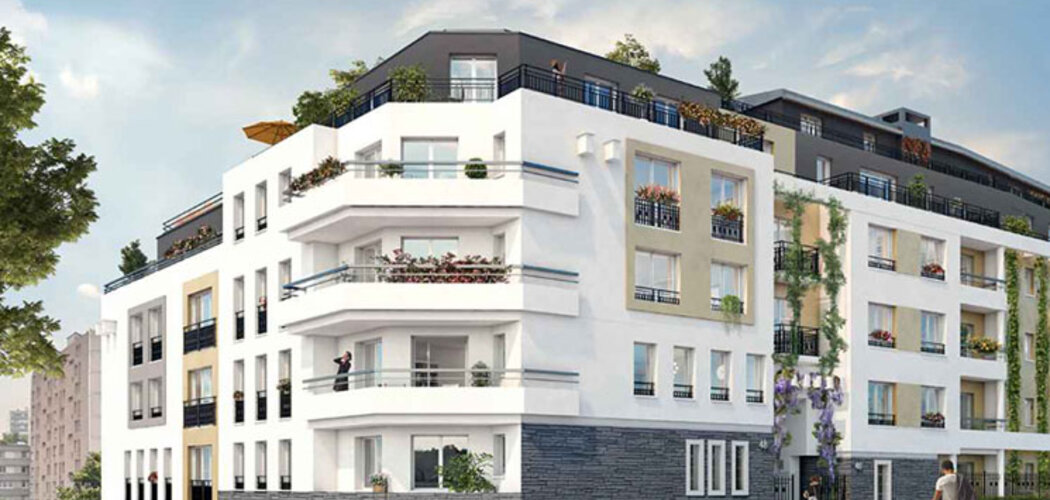 Programme immobilier neuf Natur&Vous - Bagnolet des appartements avec balcons et terrasses (93170) - Référence : 17970