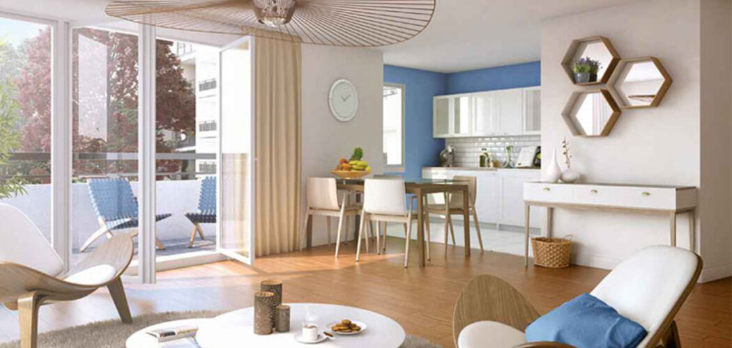 Programme immobilier neuf Natur&Vous - Bagnolet des appartements avec balcons et terrasses (93170) - Référence : 17970