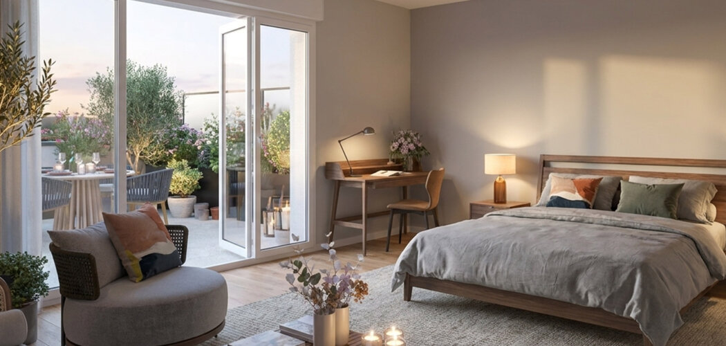 Programme immobilier neuf Clos Des Bleuets - Beauchamp cadre résidentiel proche gare appartements avec extérieur (95250) - Référence : 17202