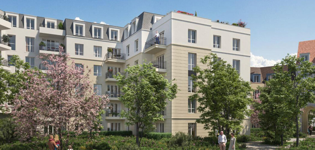Programme immobilier neuf Clos Des Bleuets - Beauchamp cadre résidentiel proche gare appartements avec extérieur (95250) - Référence : 17202