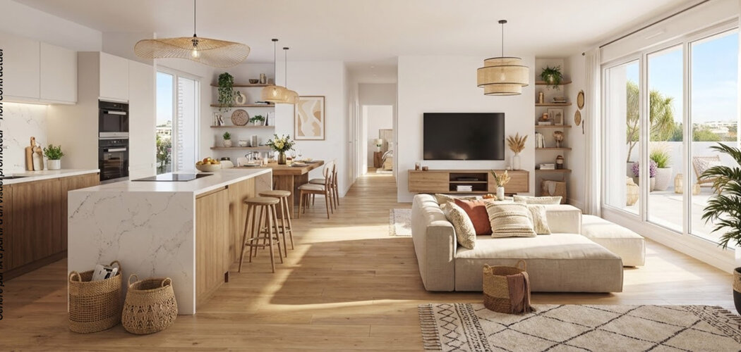 Programme immobilier neuf LES JARDINS DE NEIL - Bezons-Argenteuil près du quartier La Défense (95870) - Référence : 16774