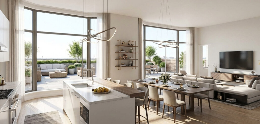 Programme immobilier neuf Les Terrasses Duparc - Bezons cadre de vie dynamique proche Paris et La Défense (95870) - Référence : 16981