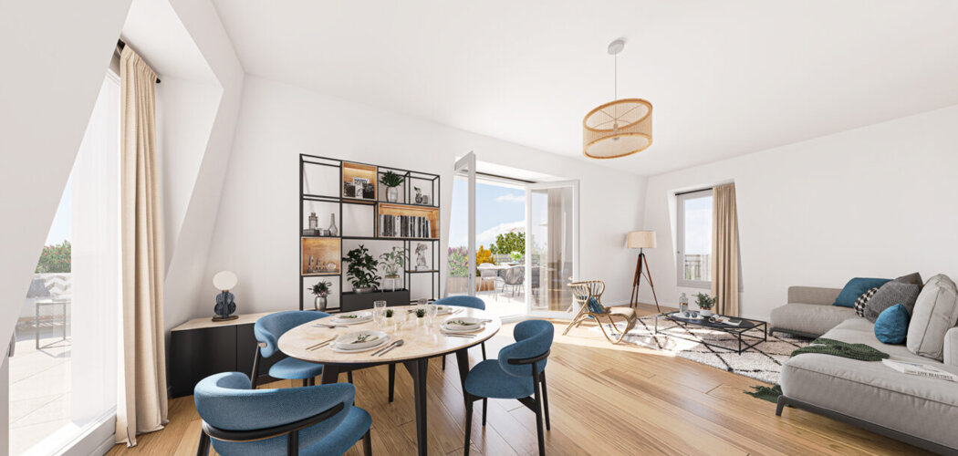 Programme immobilier neuf Les Balcons de Zola - Bezons : logements neufs sécurisés et lumineux proche des transports (95870) - Référence : 15316