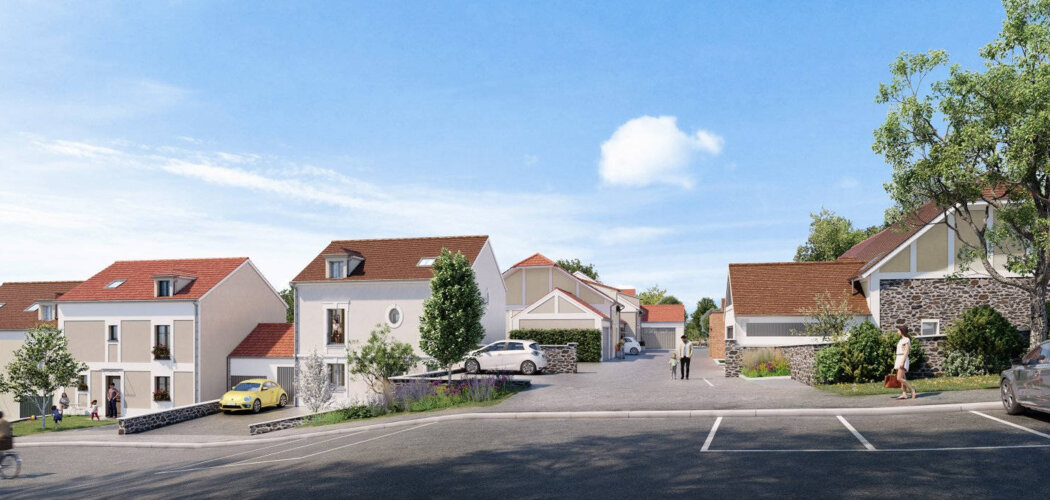 Programme immobilier neuf LE CLOS DES CHATAIGNIERS - Bièvre à proximité de Versailles (91570) - Référence : 8489