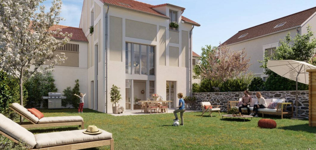 Programme immobilier neuf LE CLOS DES CHATAIGNIERS - Bièvre à proximité de Versailles (91570) - Référence : 8489