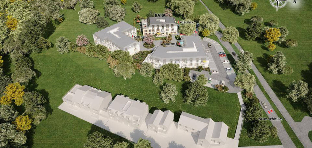 Programme immobilier neuf Arbora - Bièvres : Résidence T3–T5 avec cadre apaisant et confort moderne proche des espaces verts (91570) - Référence : 14236