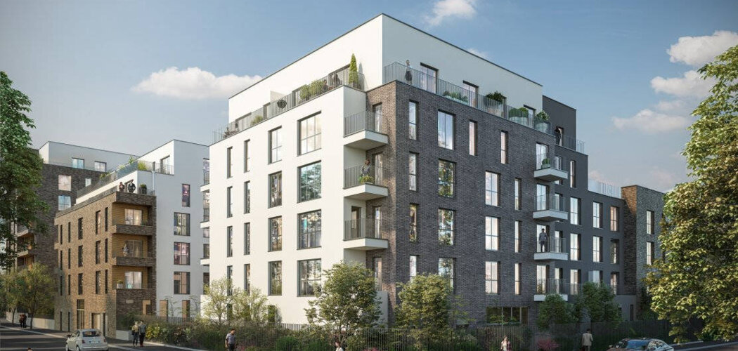 Programme immobilier neuf FLORESSENCE - Bobigny à 300 m du tram T1 cadre urbain avec espaces verts (93000) - Référence : 17101