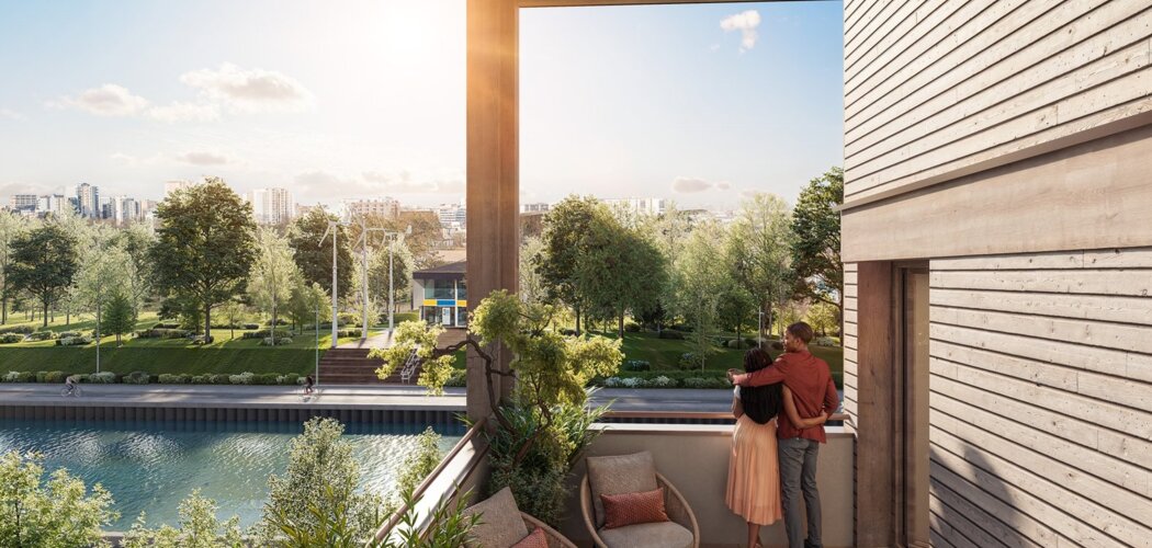 Programme immobilier neuf Les App'arts de l'Ourcq - Bobigny à deux pas  du canal et des métros 5 et 15 (93000) - Référence : 16645