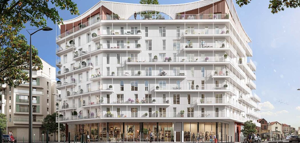 Programme immobilier neuf Hisséo - Bois-Colombes : logements neufs lumineux et sécurisés proche du métro (92270) - Référence : 7463