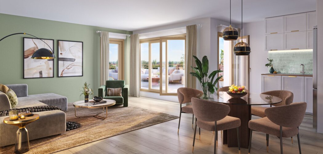 Programme immobilier neuf Agora - Bois-d’Arcy : logements neufs sécurisés et verdoyants proche des transports (78390) - Référence : 15445