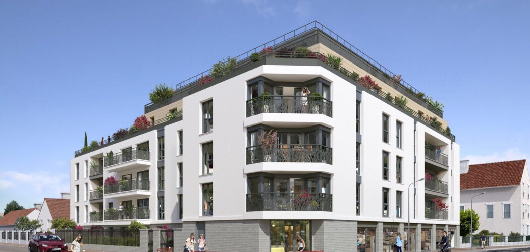 Programme immobilier neuf Le Clos de L'Orme - Bondy en plein quartier du Saule Blanc (93140) - Référence : 14179