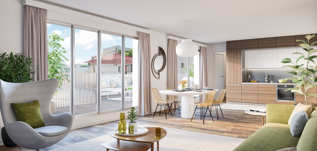 Programme immobilier neuf Boulogne - Passage Chateaudun - Boulogne-Billancourt à deux pas du métro 9 et 10 (92100) - Référence : 8372