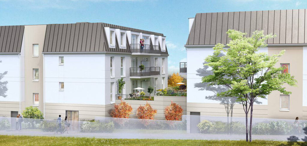 Programme immobilier neuf PARENTHESE - Breuillet : Résidence studio–T4 avec espaces extérieurs et économies d’énergie en centre-ville (91650) - Référence : 3394