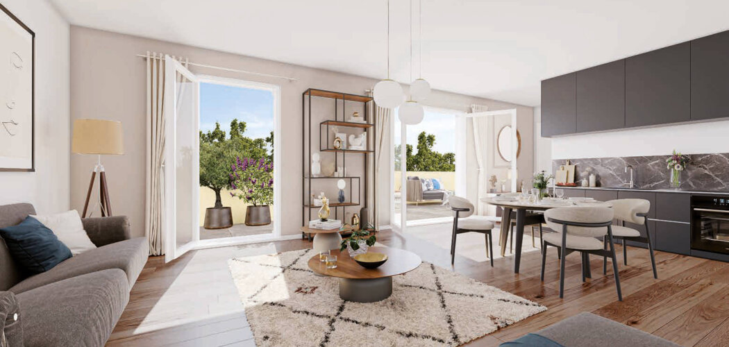 Programme immobilier neuf Coeur Chantereine - Brou-sur-Chantereine : logements neufs sécurisés et lumineux proche des commodités (77177) - Référence : 15062