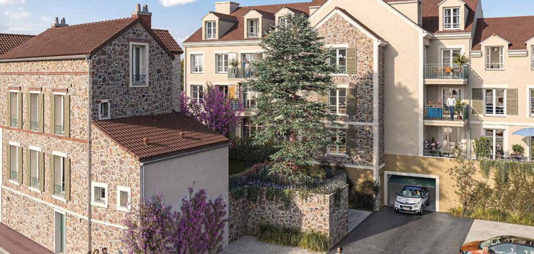 Programme immobilier neuf CŒUR MEULIÈRE - Bures-sur-Yvette adresse verdoyante reliée par RER B (91440) - Référence : 17279
