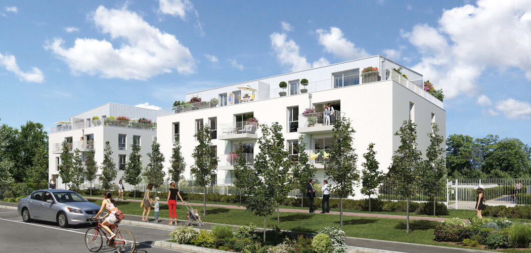 Programme immobilier neuf Les Jardins Saint-Louis - Carrières-sous-Poissy : Résidence T2–T4 avec cadre paysager et confort moderne proche des transports (78955) - Référence : 4894