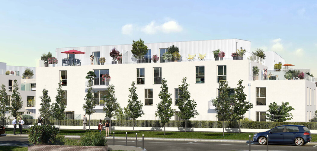 Programme immobilier neuf Les Jardins Saint-Louis - Carrières-sous-Poissy : Résidence T2–T4 avec cadre paysager et confort moderne proche des transports (78955) - Référence : 4894