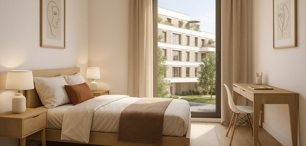 Programme immobilier neuf Sillage (95) - Cergy en plein  quartier de Sainte-Apolline (95000) - Référence : 16769